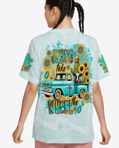 Jesus Take The Wheel All Over Print T-Shirt