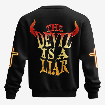 The Devil is A Liar Breezy Sweater