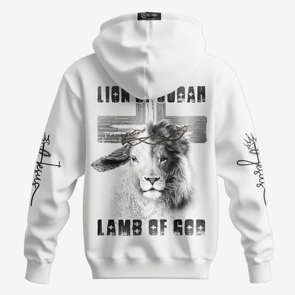 Lion of Judah Lamb of God Zip Hoodie