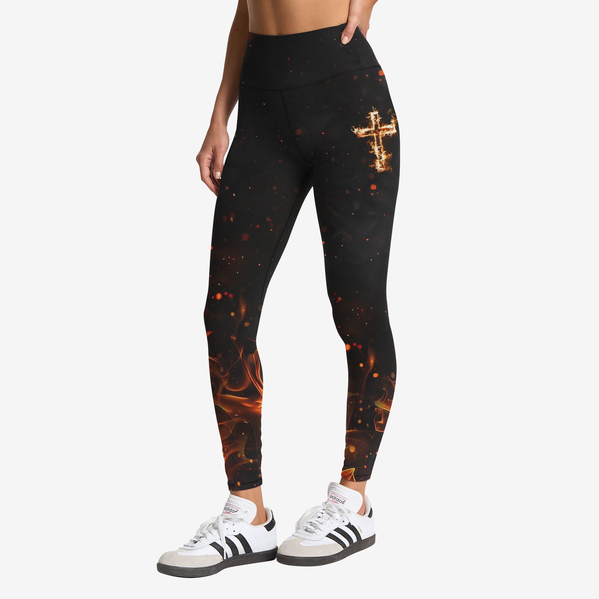 Baptized In Fire Sleek Leggings