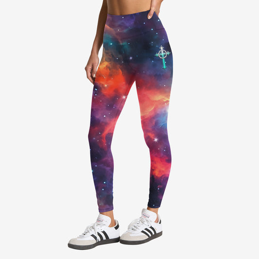 Soar On Wings Like Eagles Sleek Leggings