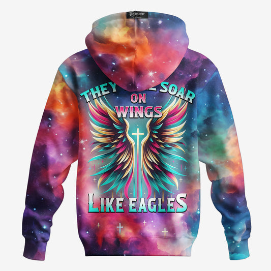 Soar On Wings Like Eagles Zip Hoodie