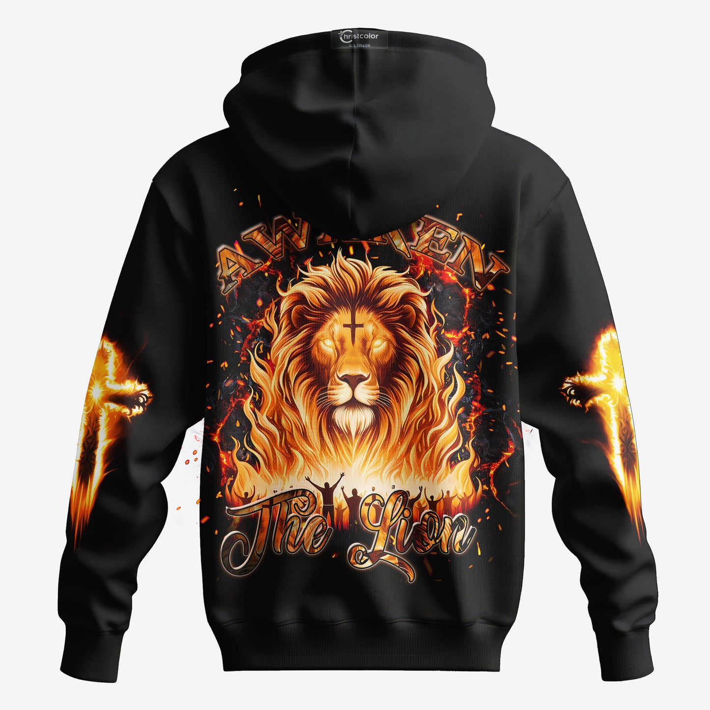 Awaken The Lion Zip Hoodie