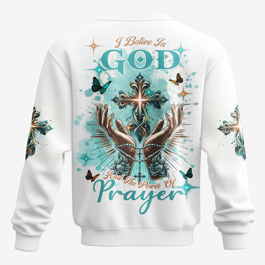 Faith in God & Prayer Breezy Sweater